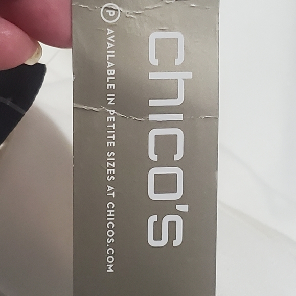 Chico's Tracelers BNWT Sz 1 (US M) Tie Front Jacket - Picture 13 of 13